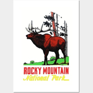 Rocky Mountain National Park Colorado Vintage Posters and Art